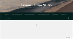 Desktop Screenshot of calmaretherapynj.com